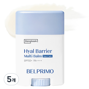 벨프리모 동국 히알 베리어 멀티밤 SPF50+ PA++++, 5개, 19.5g