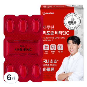 하루틴 리포좀 비타민C 500mg, 30정, 6개