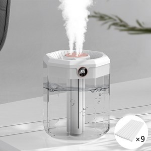 NUNUHANA 초음파식 대용량 삼공 분사스트 가습기 2L