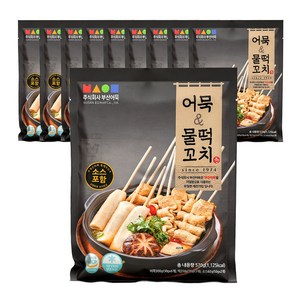 부산어묵 꼬치어묵 & 물떡 소스포함, 10개, 570g