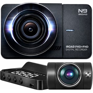 무료방문장착 아이로드 N9 엔나인 가성비 블랙박스 FHD 2채널 + 64GB + 헤드업디스플레이, 출장장착+GPS HUD, 64GB