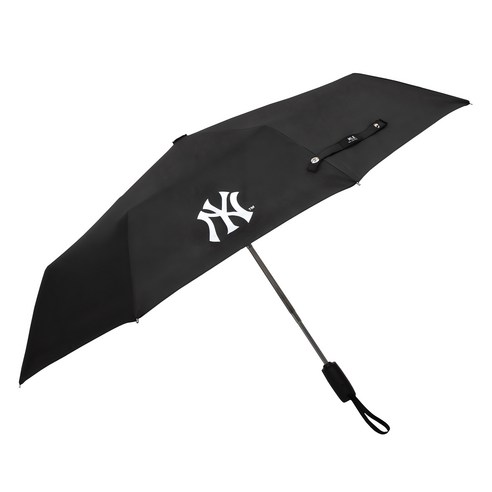 MLB NY 심플로고 3단 자동우산 + 커버세트