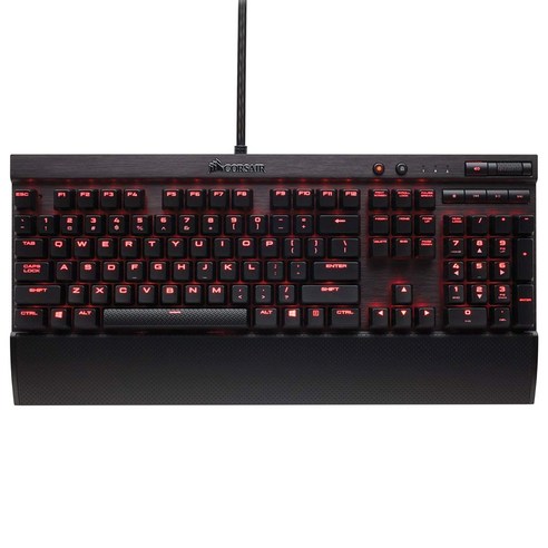 커세어 갈축 기계식 유선키보드, K70 LUX, 단일 색상