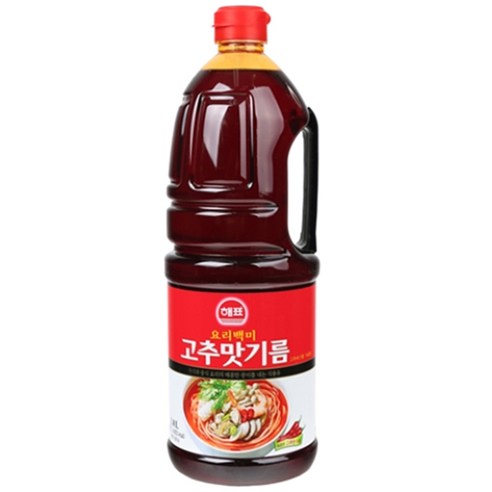 해표 요리백미 고추맛기름