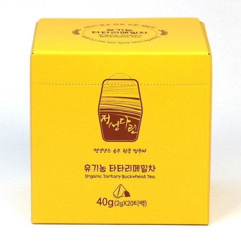 정성다린 유기농 타타리 메밀차 티백