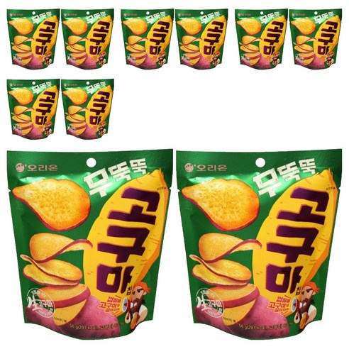 오리온 무뚝뚝 고구마칩, 56g, 10개