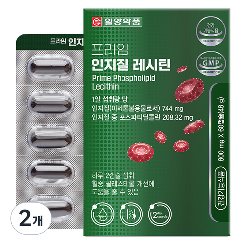 일양약품 프라임 인지질 레시틴 60p