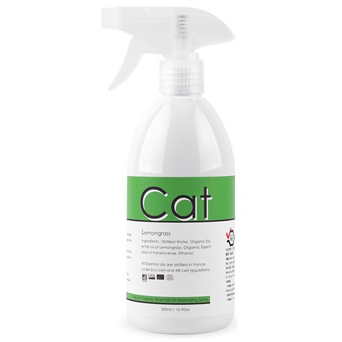 플로랩 프랑스 원료 고양이 탈취제 레몬그라스향, 500ml, 1개