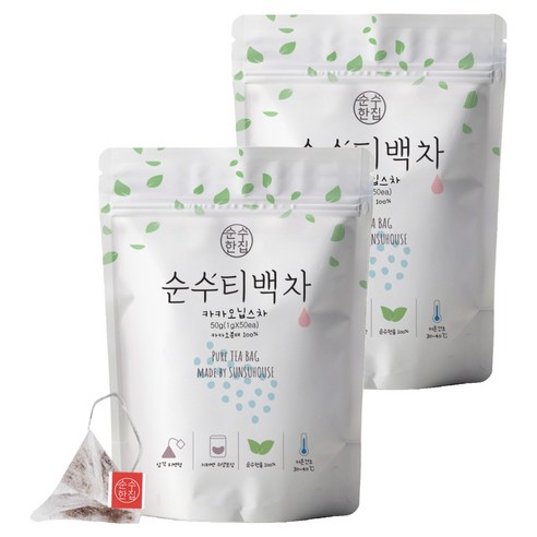 순수한집 카카오닙스차 삼각티백