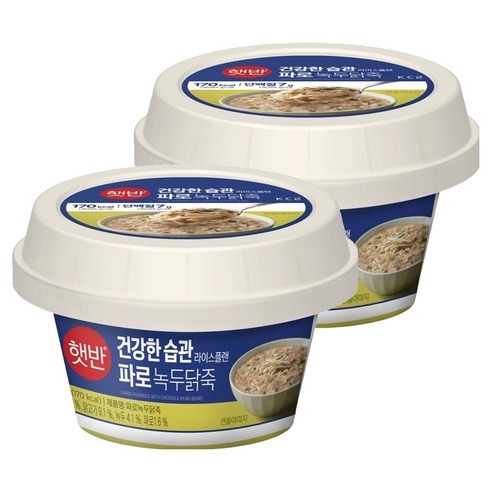 햇반 파로녹두닭죽
