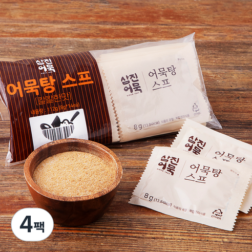 [로켓프레시] 삼진어묵 어묵탕 스프 칼칼한맛 14입, 112g, 4팩