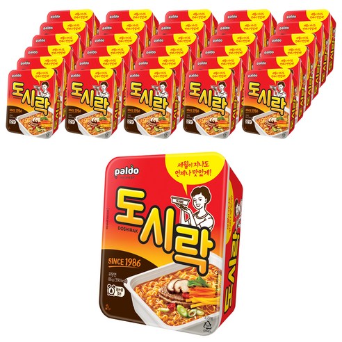 팔도도시락 컵라면 86g