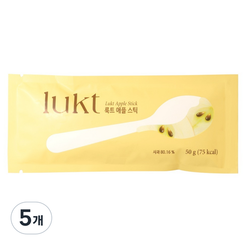 룩트 애플 스틱 잼, 50g, 5개