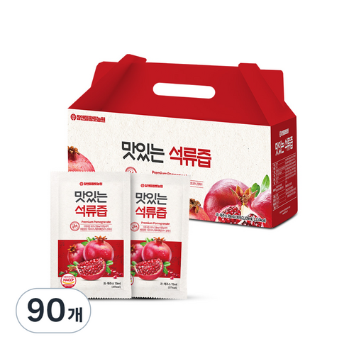 참앤들황토농원 맛있는 석류즙, 70ml, 90개