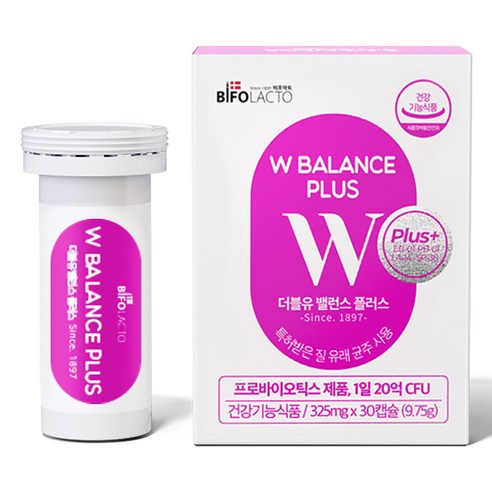비포락토 더블유 밸런스 플러스, 1개, 30정