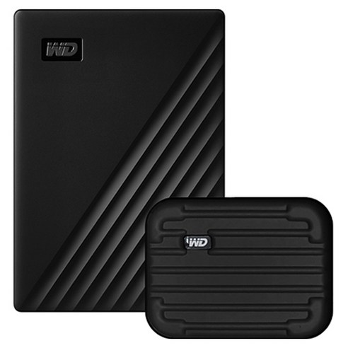 WD New My Passport 휴대용 외장하드 + 파우치 세트
