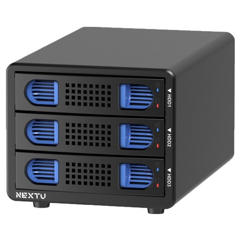 넥스트유 하비온 3베이 DAS USB3.0 5Gbps HDD SDD 923U3 데이터스토리지