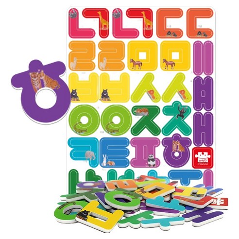 아리아띠 자석글자 한글, 1개, 35피스
