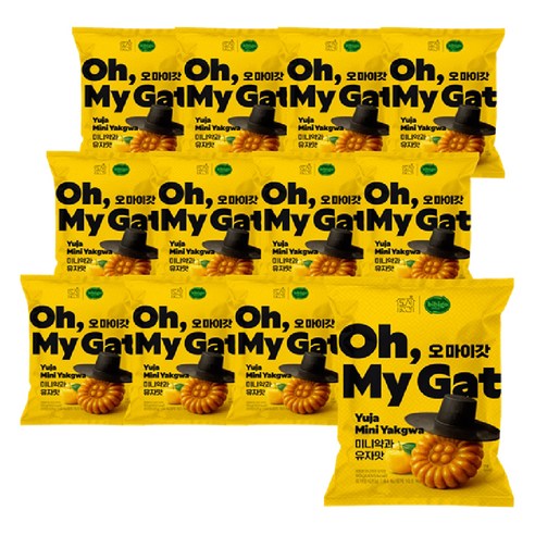 도시곳간 오마이갓 미니약과 유자맛, 12개, 90g