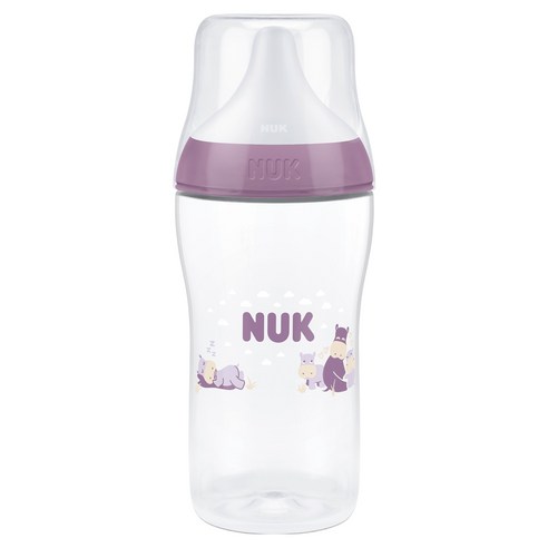 누크 퍼펙트매치 젖병 M 세트, 히포, 260ml, 1세트