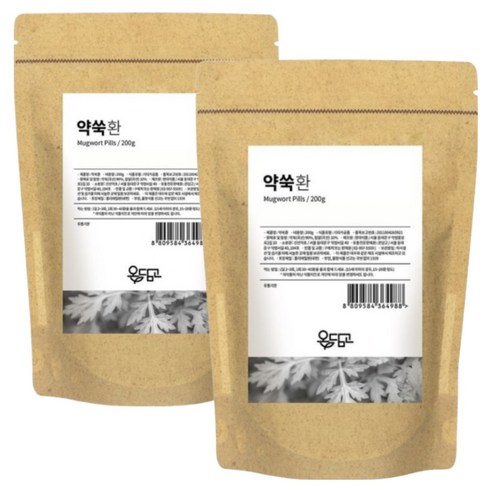 온담고 국내산 약쑥환, 200g, 2개