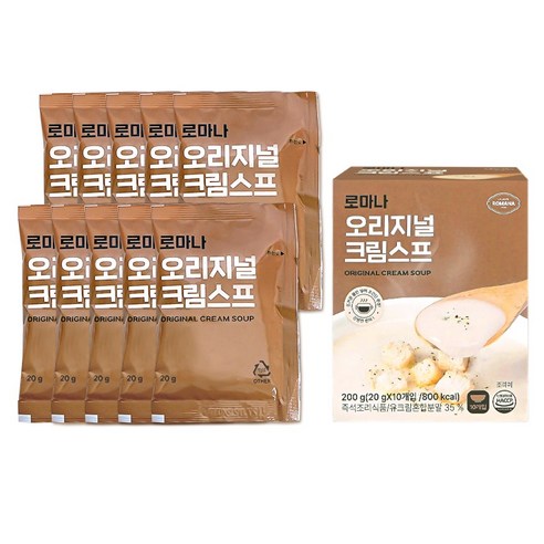 로마나 오리지널 크림 스프 10p, 1개, 200g