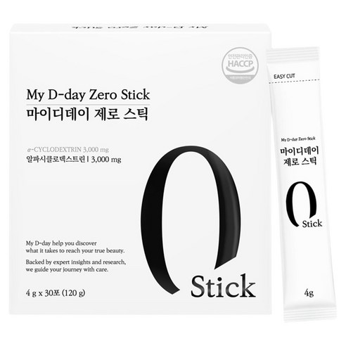 마이디데이 알파시클로덱스트린 제로 스틱 30p, 1개