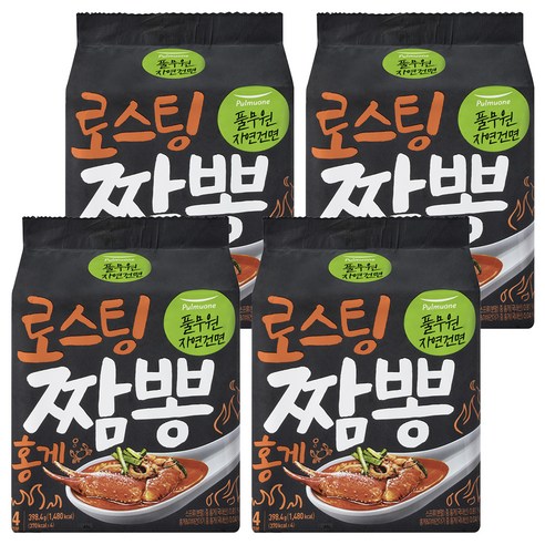 풀무원자연건면 로스팅 짬뽕 홍게 99.6g