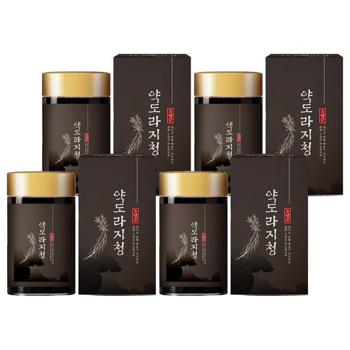 참앤들황토농원 3년근 약도라지청, 250g, 4개