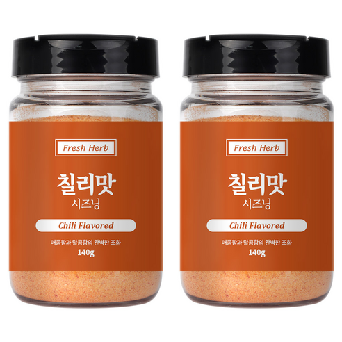 신선약초 칠리맛 시즈닝, 140g, 2개