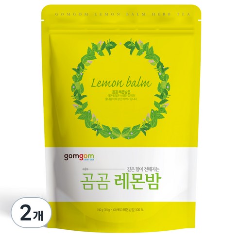 곰곰 레몬밤삼각티백