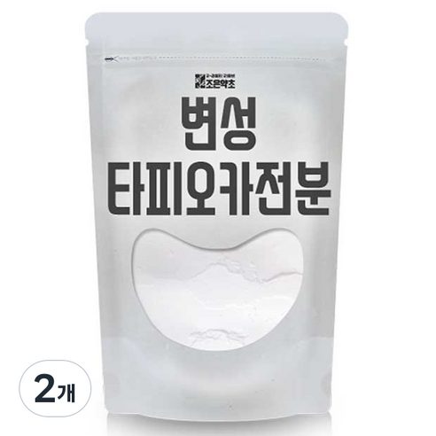 조은약초 변성 타피오카 전분가루, 600g, 2개
