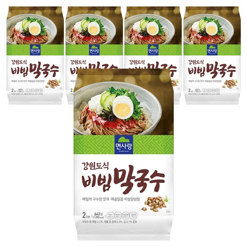 면사랑 강원도식 비빔 막국수 2인분