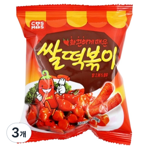 코스모스제과 어반티라노 쌀떡볶이 과자