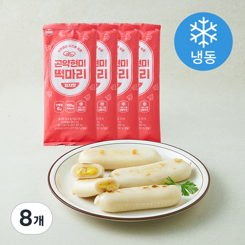 [로켓프레시] 다신 곤약 현미 떡마리 피자맛 (냉동)