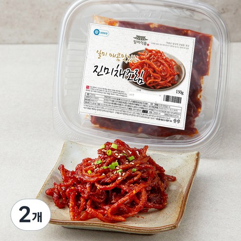 일미 매콤맛있는 진미채조림, 150g, 2개