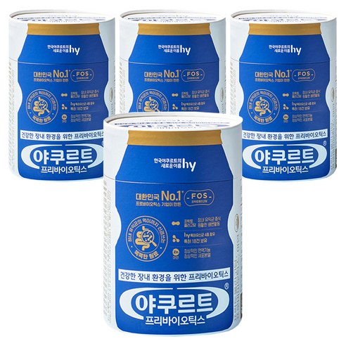야쿠르트 에치와이 프리바이오틱스 30p, 120g, 4개