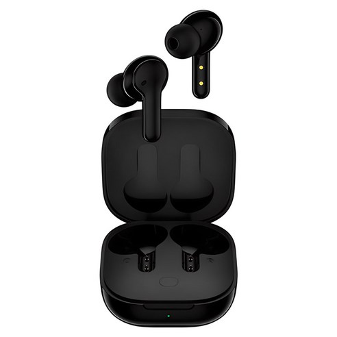 QCY 블루투스 이어폰, QCY-T13 APP, 블랙, 8시간