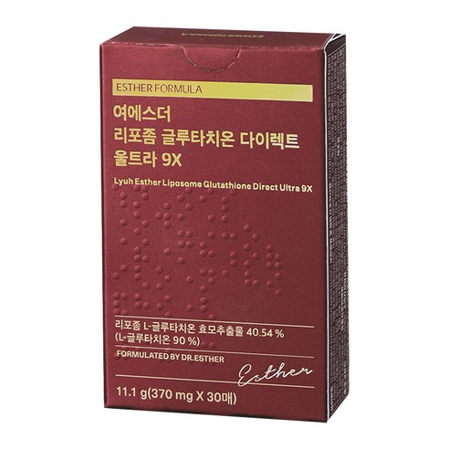 에스더포뮬러 여에스더 리포좀 글루타치온 다이렉트 울트라 9X, 1개, 30회분