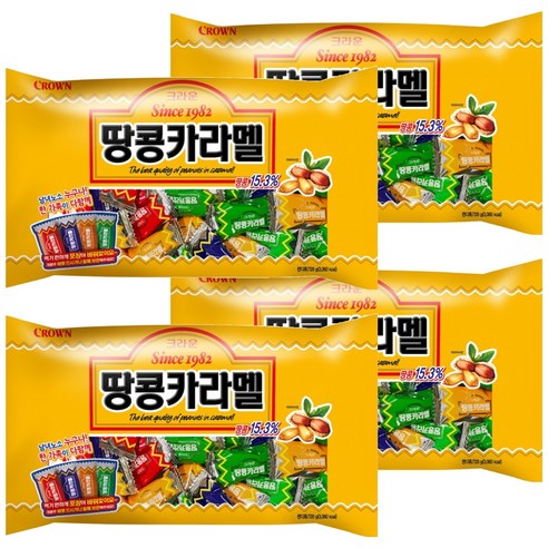크라운 땅콩카라멜