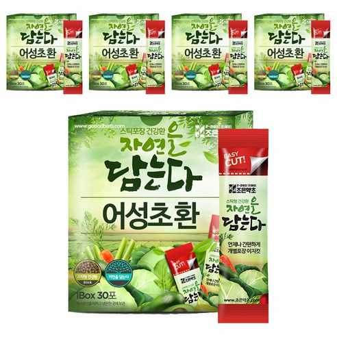 조은약초 어성초환 스틱, 5개, 90g