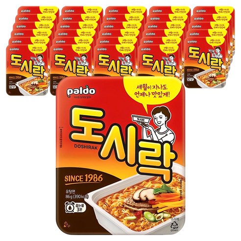 팔도도시락 컵라면 86g