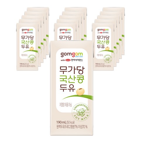 곰곰 무가당 국산콩 두유