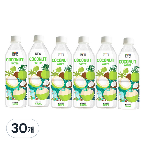 탄도 RFC 코코넛 워터 100%, 500ml, 30개
