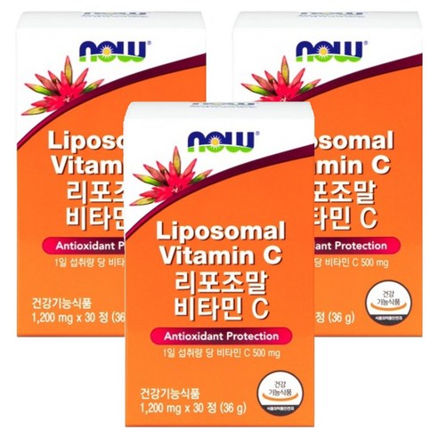 나우푸드 리포조말 비타민C 30p