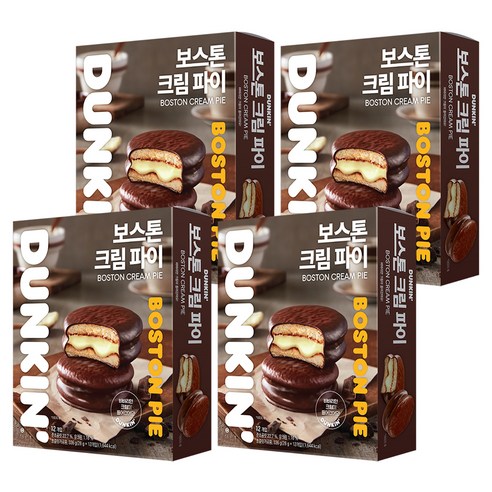 던킨도너츠 보스톤 크림 파이 12개입
