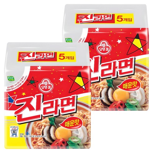 오뚜기 진라면 매운맛 120g