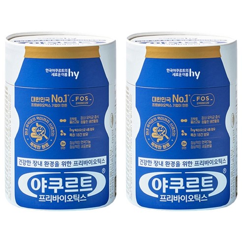 야쿠르트 에치와이 프리바이오틱스 30p, 120g, 2개