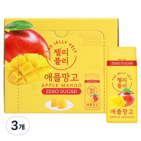 젤리블리 제로슈가 젤리 애플망고 20개입