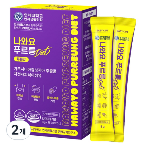 연세생활건강 나와요 푸르릉 다이어트 차전자피 식이섬유 15p